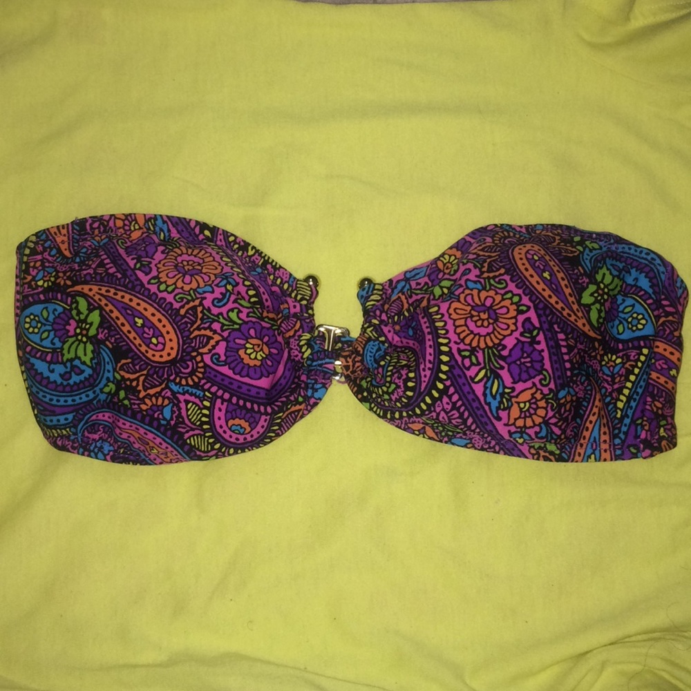 Strapless bikini  top